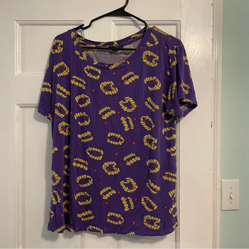 ModCloth Vampire Bite Teeth Tee Shirt